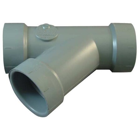 Spears CPVC Wye, Schedule 40 DWV, 6" Pipe Size, Hub P600-060C