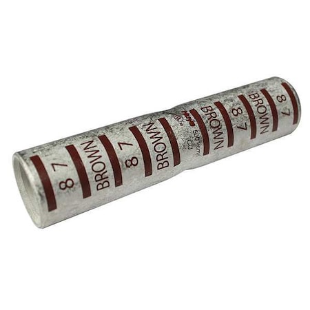 Zoro Select Crimp Wire Connector, 500 kcmil Max, Brown, 600 V (Formerly PowerFirst)  22EZ43