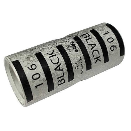 Zoro Select Splice Wire Connector, 750 kcmil Max, Black, 600 V (Formerly PowerFirst)  22EZ29