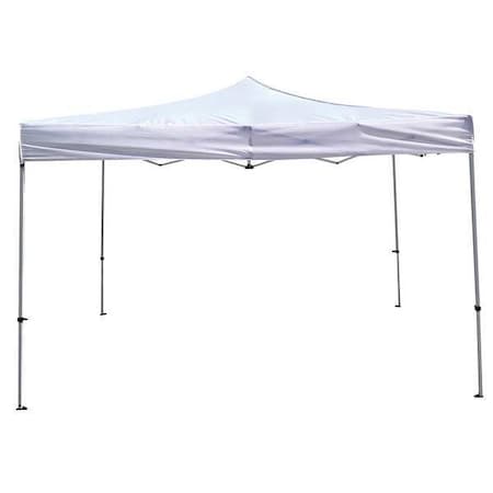 Zoro Select Instant Canopy, 11ft 10 In H, White, Plystr 22EC65