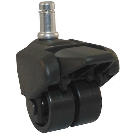 Zoro Select Dual Wheel Swivel Caster, Brake, 150 lb, 1-1/2 In. 155-2XPP-40-WB