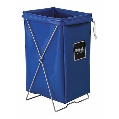 Royal Basket Trucks Steel/Vinyl Hamper Kit Blue G00-BBX-HBK