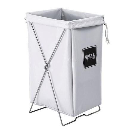 Royal Basket Trucks Steel/Vinyl Hamper Kit White G00-WWX-HBK