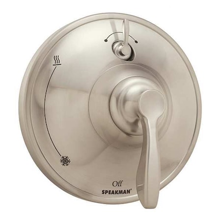 Speakman Wall Shower Valve Trim, 1, Brushed Nickel CPT-10400-P-BN