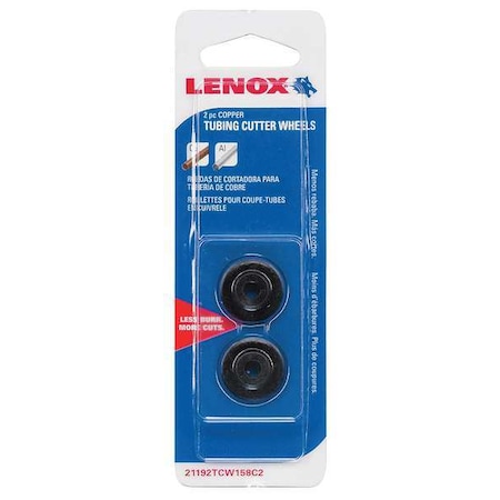 Lenox Repl Cutting Wheel, Steel, PK2 14829TSB