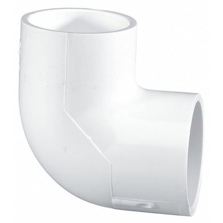 ZORO SELECT PVC Elbow, 90 Degrees, Socket x Socket, 1-1/4 in Pipe Size 406012