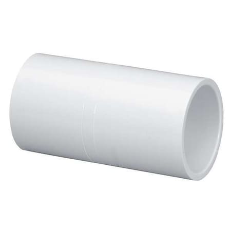 Zoro Select PVC Deep Socket Coupling, Socket x Socket, 4 in Pipe Size 482040