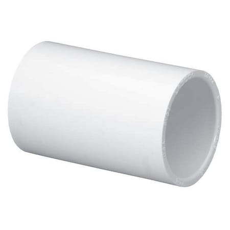 Zoro Select PVC Long Socket Coupling, Socket x Socket, 2 in Pipe Size 428020