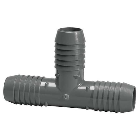 Zoro Select PVC Tee, Insert, 2 in Pipe Size 1401-020