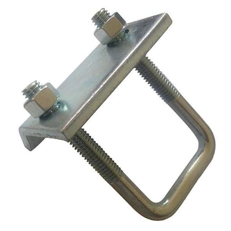 ZORO SELECT Beam Clamp, In, Electro Galvanized Steel 22FP82