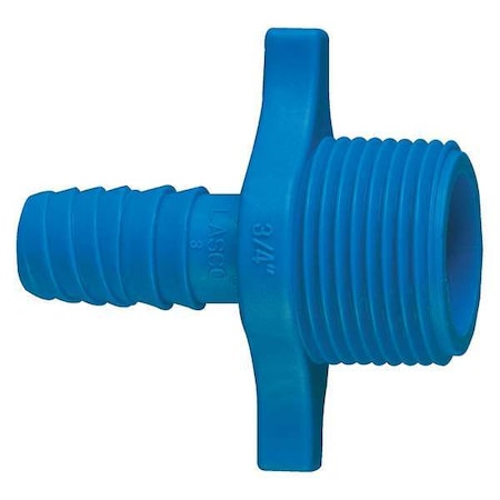 Westlake Pipe & Fittings Male Adapter, 35/64 Double Helix x 3/4in MIPT In, Acetyl 3400007