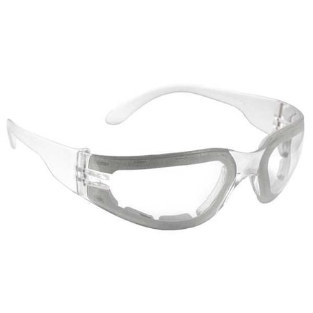 Radians Mirage, Safety Glasses, Anti-Fog & Anti-Scratch, Clear Lens, Clear Frame, Full-Frame MRSF111ID