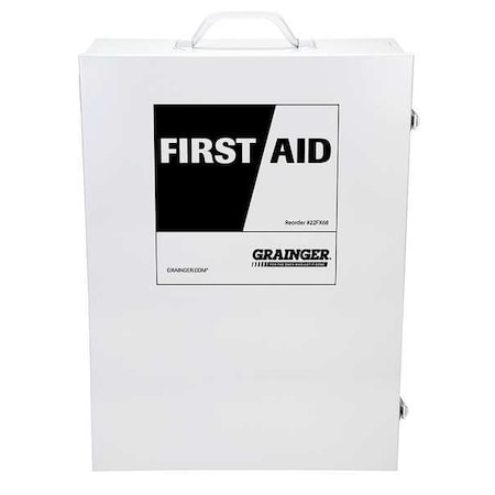 Zoro Select Empty First Aid Cabinet, Metal Case 54608
