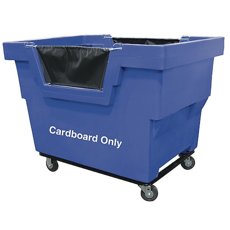Royal Basket Trucks Cube Truck, 7/8 cu. yd., 1000 lb. Cap, Blue G23-BLX-CMC-4UNN