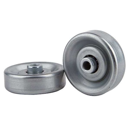 United Sales Skate Wheel, Steel, 1-15/16" Dia., 150 lb. SW1.9X250