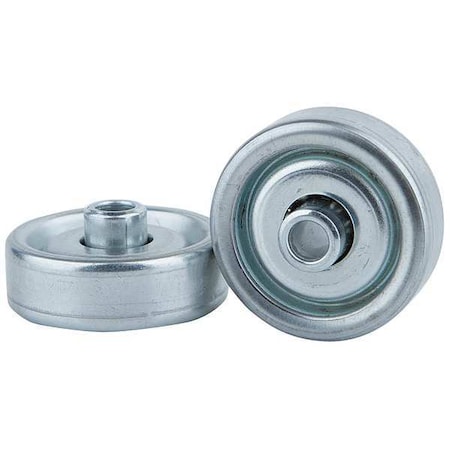 United Sales Skate Wheel, Steel, 1-1/2" Dia., 100 lb. SW1.5X250