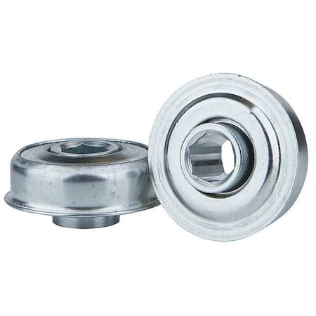 United Sales Hex Conveyor Bearing, 7/16 In., 1.502 In. CB-157H10