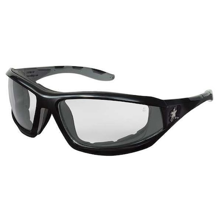 MCR SAFETY Safety Glasses, Clear Anti-Fog ; Anti-Scratch 22JJ48