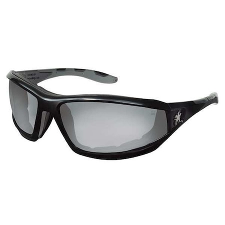 Mcr Safety Swagger (RP2), Safety Glasses, Anti-Fog, I/O Clear Mirror Lens, Black Frame, Full-Frame RP219AF