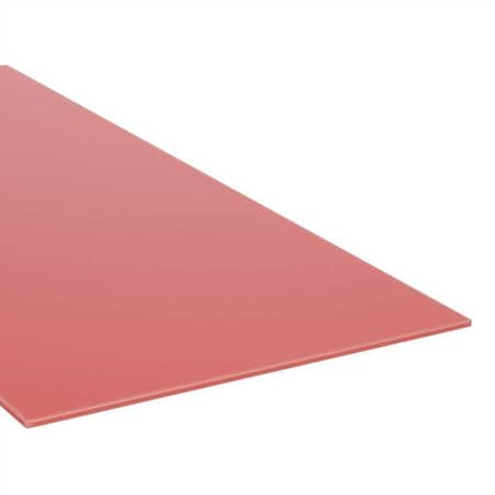 Zoro Select Red HDPE Cutting Board 24" L x 24" W x 0.500" Thick 22JM83