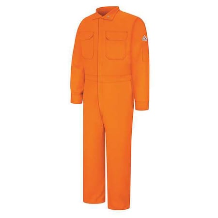 Bulwark Coverall, 5.2 cal/sq cm ATPV, 3XL, 30 1/2 in Inseam, 93% Nomex Aramid/5% Kevlar(R)/2% Other, Zipper CNB6OR RG 56