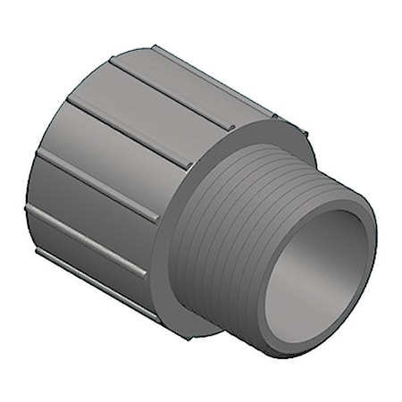 Zoro Select PVC Adapter, Socket, 6 in Pipe Size 836-060N