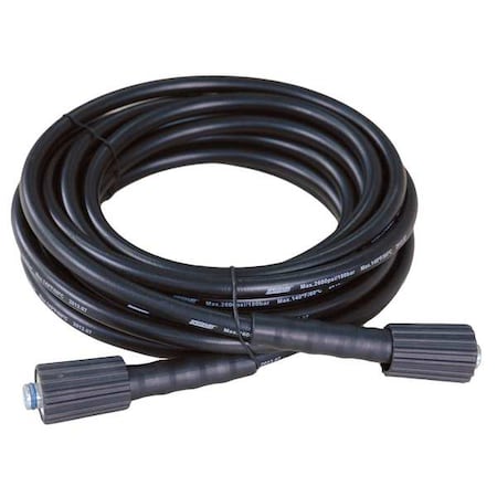 Speedaire Pressure Washer Hose, 1/4, 25 ft, 2600 psi 22KD99