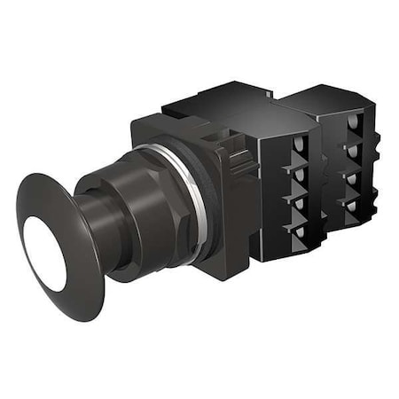 Siemens Push Button Operator, 30 mm, 2NC, White 52BP2EBG