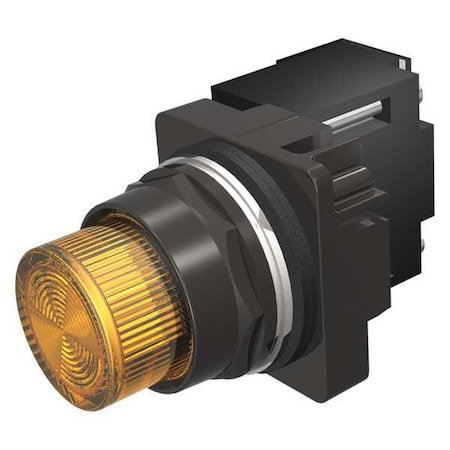 Siemens Pilot Light, Full Voltage, Amb, 24VAC/DC 52BL4D9