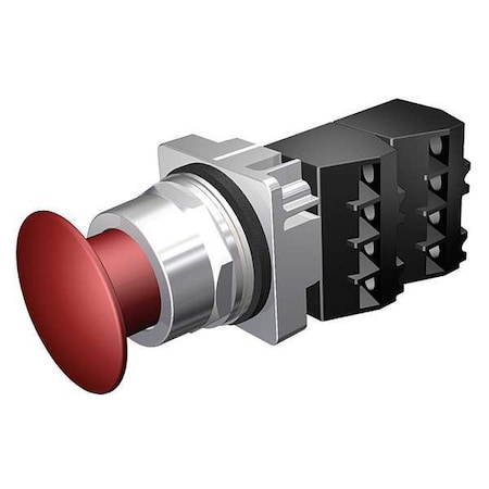 Siemens Push Button Operator, 30 mm, 2NC, Red 52PP2A2G