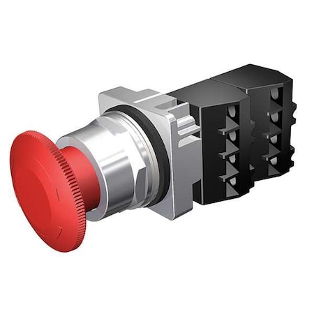 Siemens Push Button Operator, 30 mm, 2NC, Red 52PR8W2G