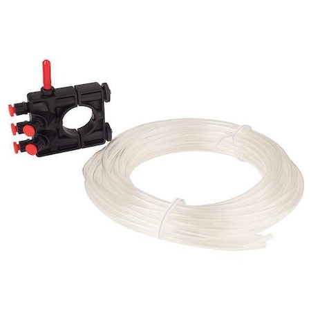 Industrial Scientific Gas Regulator Manifold, 5-Port, Clamp-On 18105924