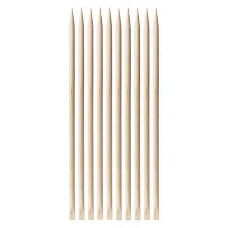 Jonard Tools Orange Stick, Pointed/Flat, 3/16 in, PK100 S-389/100