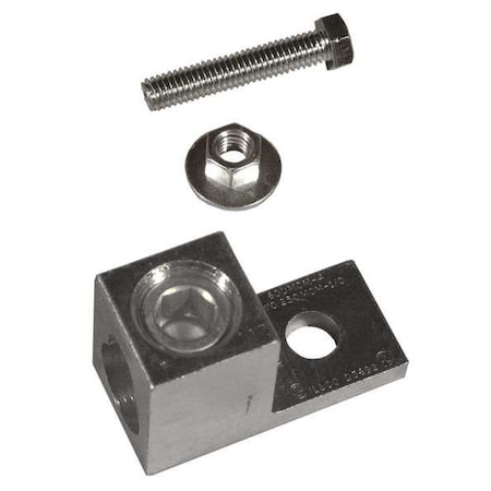 Square D Mechanical Lug, 1/0 AWG Max, 3 Conductor, Aluminum DASKP400