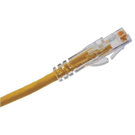 Hubbell Premise Wiring Ethernet Cable, Cat 6A, Yellow, 20 ft. HC6AY20