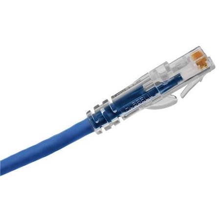 HUBBELL PREMISE WIRING Ethernet Cable, Cat 6A, Blue, 15 ft. HC6AB15