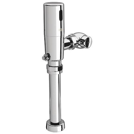 Zurn Toilet Automatic Flush Valve, 1.28 gpf gpf, Polished Chrome, 1 in, 1 1/2 in Spud Coupling ZTR6200EV