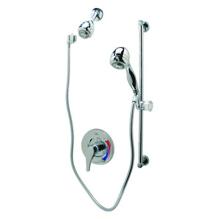 Zurn Wall Mounted, Shower Unit, Chrome Z7300-SS-MT-HW