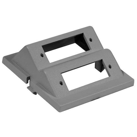 Hubbell Premise Wiring IStation Module, Gray, UNLD IM2SCA2GY