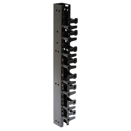 Hubbell Premise Wiring Hubbell VS73 Vertical Organizer - Cable Organizer - Black - 1 Pack VS73