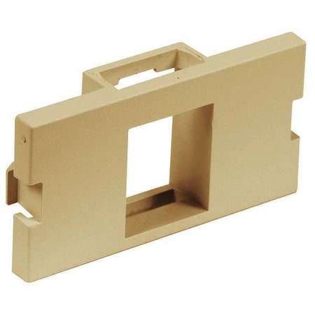 Hubbell Premise Wiring IStation Module, 1 Port, Ivory, UNLD IM1K1EI