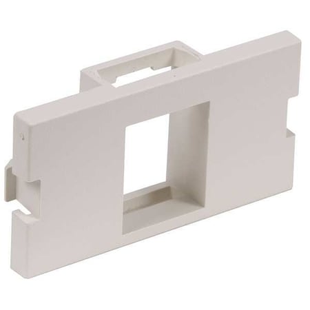 Hubbell Premise Wiring IStation Module, 1 Port, Office White, UNLD IM1K1OW