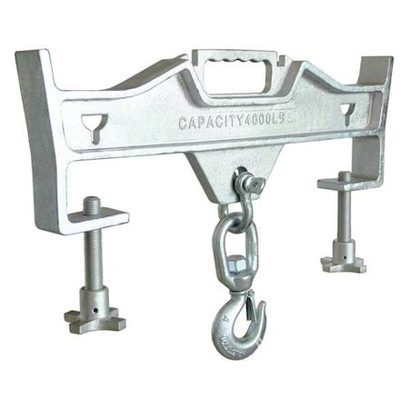 Zoro Select Lifting Hook, Dbl Fork, Sgl Swivel, 4000Lb. 22MW67