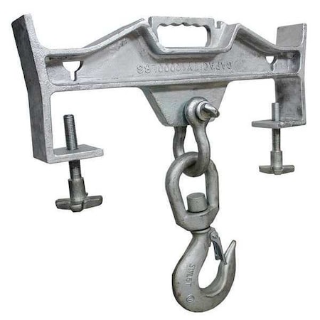 Zoro Select Lifting Hook, Dbl Fork, Sgl Swivel, 10000Lb 22MW69