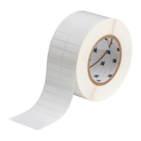 Brady Thermal Transfer Label, White, Labels/Roll: 10,000 THT-31-423-10