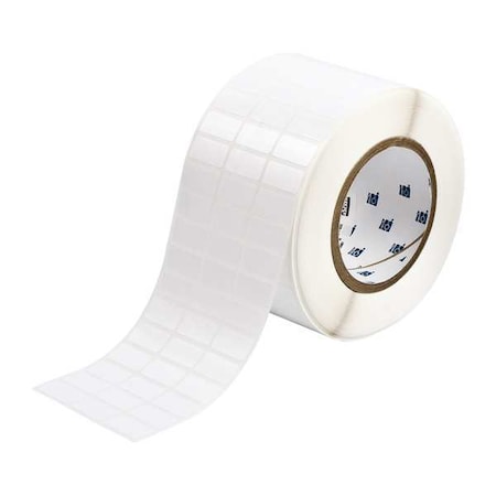 Brady Thermal Transfer Label, White, Labels/Roll: 10,000 THT-5-483-10