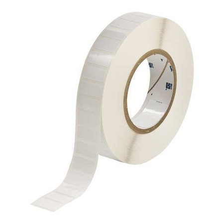 Brady Thermal Transfer Label, White, Labels/Roll: 10,000 THT-59-483-10