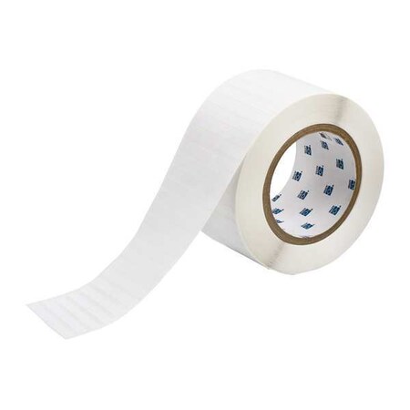 Brady Thermal Transfer Label, White, Labels/Roll: 10,000 THT-13-423-10