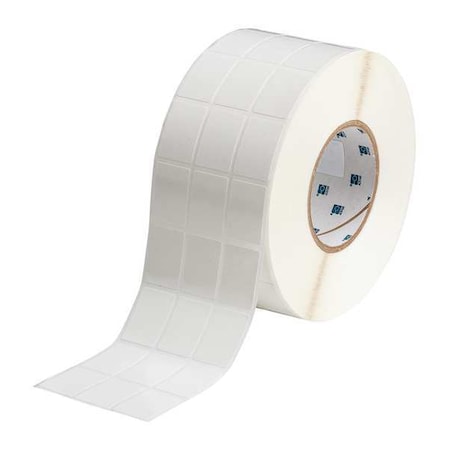 Brady Thermal Transfer Label, White, Labels/Roll: 5000 THT-89-498-5