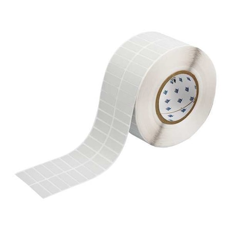 Brady Thermal Transfer Label, Silver, Labels/Roll: 10,000 THT-37-428-10